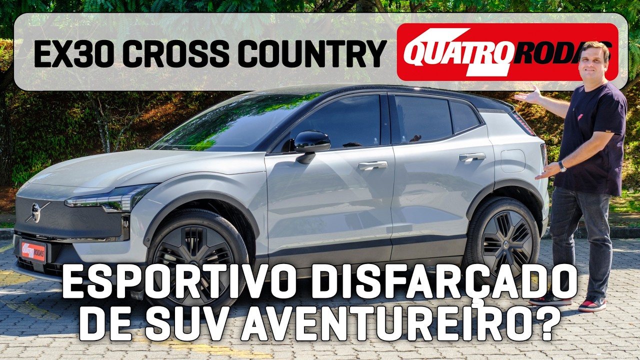 Volvo EX30 Cross Country é AVENTUREIRO ELÉTRICO com DESEMPENHO (e espaço) de ESPORTIVO