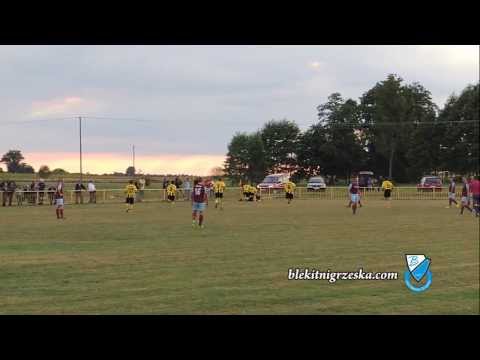 Santos Piwoda - Błękitni Grzęska 25.08.2013 bramka na 3 do 2 dla Santosu