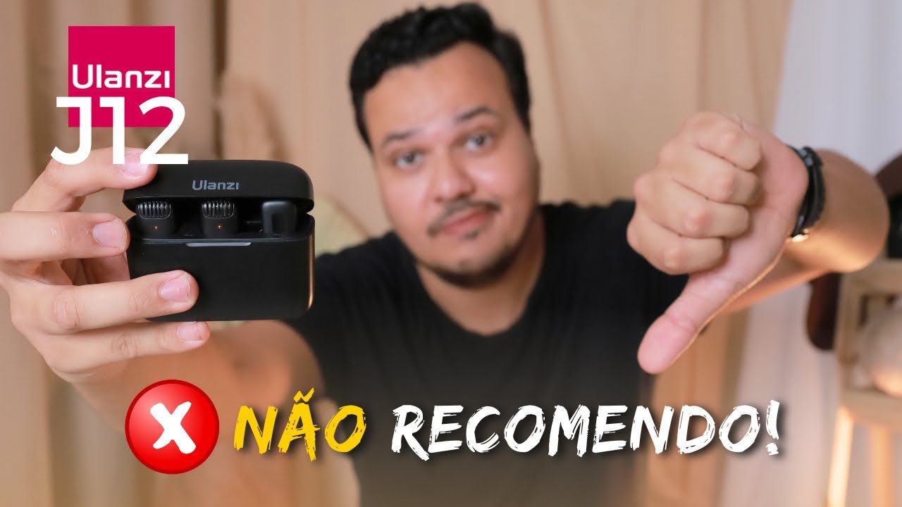 [REVIEW] ULANZI J12 - O microfone que eu não recomendo!