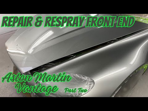 Spraying and Repair Aston Martin Vantage Pt 2