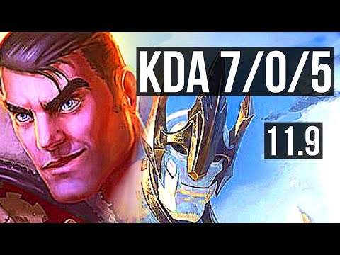 JAYCE vs GALIO (MID) | 7/0/5, Godlike | KR Challenger | v11.9