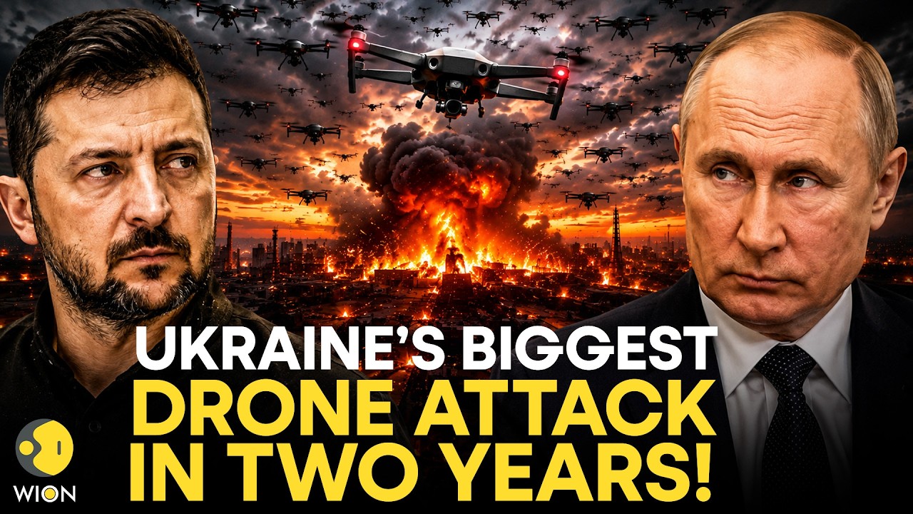Ukraine War LIVE: Ukraine Unleashes LARGEST Attack of 2026 as Russia Faces Massive Drone Barrage