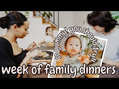 A Week of Delicious Family Dinners - Inspiration and Ideas
