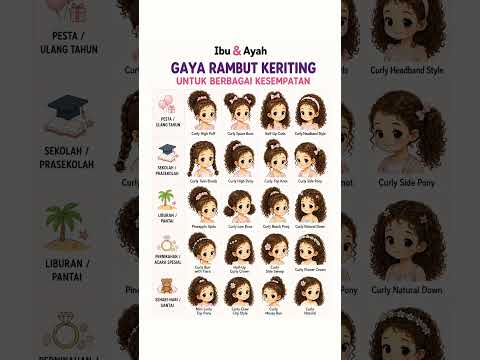 Anak Rambut Keriting? Ini 20 Gaya untuk Semua Acara dari Pesta sampai Sehari-Hari #ibudanayah