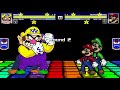 AN Mugen 127 Wario Waluigi VS Super Mario Super Luigi