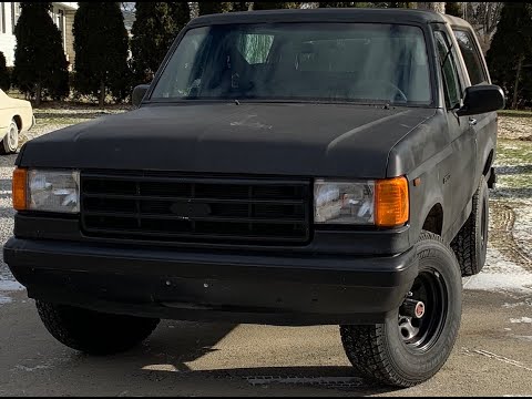 1987 Ford bronco Aftermarket Gauges and New dash!!