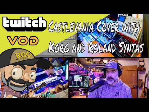 Making a Castlevania cover with Korg & Roland Synths