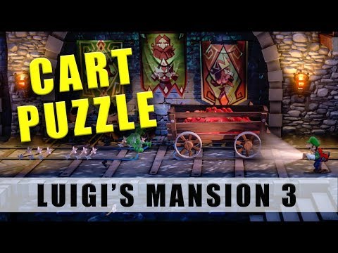 Luigi's Mansion 3 Rail Cart puzzle Floor 6