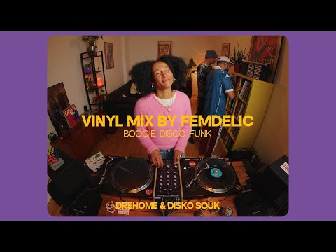 Warm-Up Groove Vinyl mix by Femdelic - Funk Boogie Disco | Drehome & Disko Souk