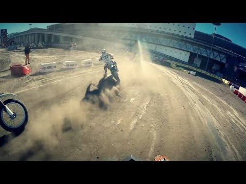 Eicma 2015 Motolive, Offlimits Supermoto Race report  - Flat Track & Supermoto