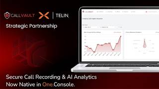 3CX Compliant Call Recording with AI Analytics | Telin x CallVault