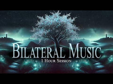 54 BPM Gentle Dreams 🎧 1 HR Bilateral-Stimulation Music | Anxiety, Stress, PTSD Relief | EMDR Visual