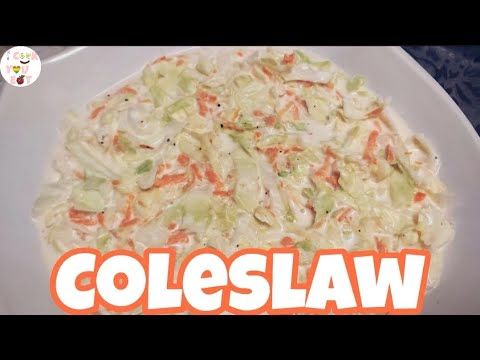 How To  Make  Homemade Coleslaw/ KFC Style Coleslaw Recipe By I Cook You Eat