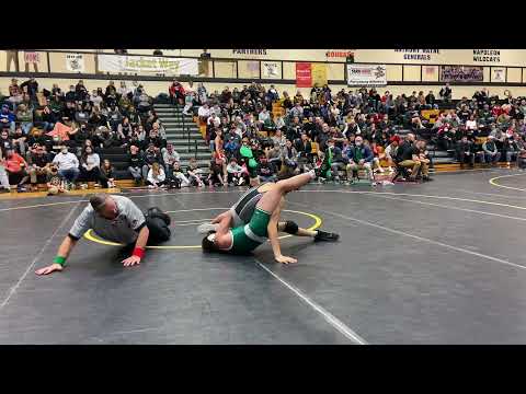 106 lbs PIT Semifinal Cole Evans, Perrysburg vs Adam Mattin, Delta