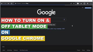 How to Enable or Disable Tab Mode on Google Chrome in Windows