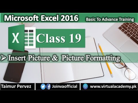 Insert Picture Picture Formatting in Microsoft Excel 19