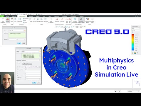 Creo Parametric 9.0 - Multiphysics in Creo Simulation Live (CSL)