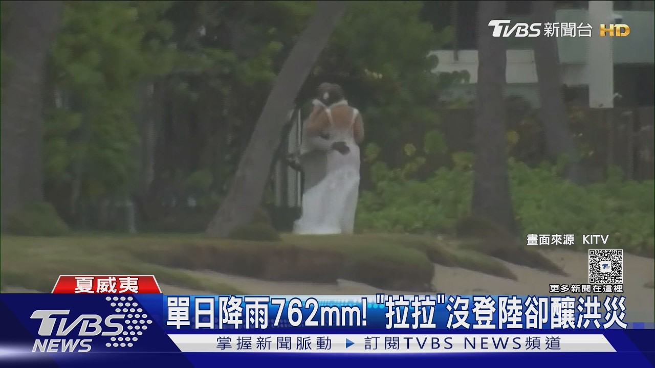影音／熱帶風暴拉拉襲夏威夷！破20萬戶停電、百棟屋受損　車禍奪一命