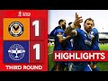 Maguire Penalty Sets Up Replay! | Newport County 1-1 Eastleigh | Highlights | Emirates FA Cup 23-24