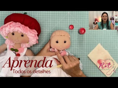 Como fazer Boneca de Pano e ter uma Renda com Artesanato - aprenda do zero ao acabamento