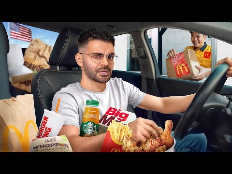 I Only Ate Drive Thrus for 24 Hours!