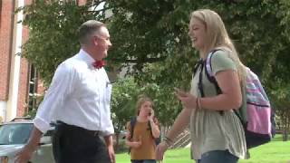 View from the Hill - President Caboni settles into first week of class Video Preview