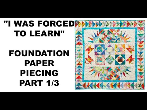 Alex Anderson LIVE - How to Foundation Paper Piece