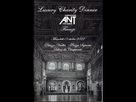 Luxury Charity Dinner - XI.a Edizione 2022-Firenze-Palazzo Vecchio-Salone Cinquecento