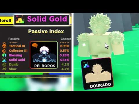 PEGUEI O NOVO SECRETO BOROS DOURADO NO ANIME FIGHTERS (ROBLOX)