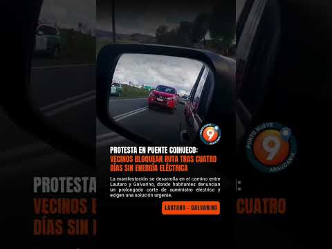 🚨 Araucanía: vecinos de Lautaro cortan ruta tras 4 días sin luz