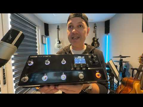 Line 6 HX Stomp XL 4 Button Looper Tutorial with FX's for Acoustic Guitar