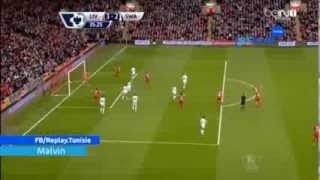 Liverpool 3 VS  0 Swansea Full Highlights Feb.23 2014