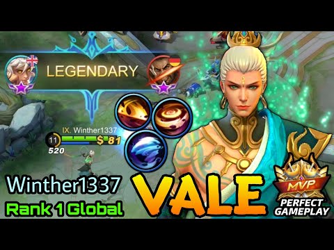 Behold! The Fury Of The Winds! Vale Perfect Play! - Top 1 Global Vale by Winther1337 - MLBB