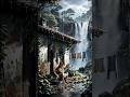 Life In The Rain Deep In The Jungle With Waterfall Sounds Nature Rain Waterfall Relaxing