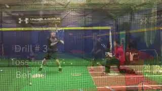 Baseball Hitting Drill # 3 -  Behind Toss