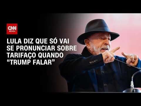 Lula diz que só vai se pronunciar sobre tarifaço contra Brasil quando “Trump falar” | CNN 360º
