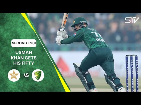 Usman Khan Gets 53 Run Innings | Pakistan vs Australia | Match 02 | T20I Series 2026 | PCB | M9E1H