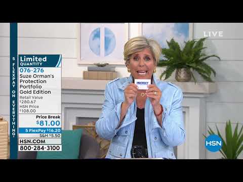 HSN | Suze Orman Financial Solutions for You 02.17.2019 - 08 PM