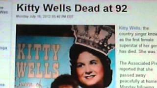 Kitty Wells DEAD at 92 RIP Kitty