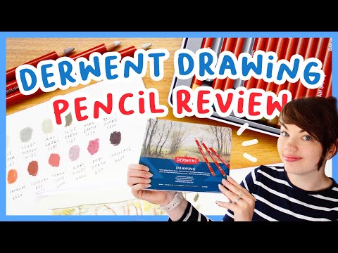 Swatching, testing and comparing Derwent Drawing pencils! Full review ✏️