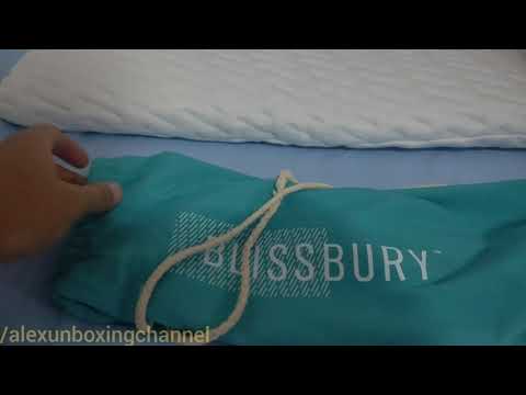 Unboxing and first impressions: BLISSBURY Thin 2.6" Stomach Sleeping Memory Foam Pillow.