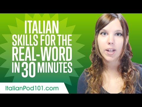Italian Skills for the Real-World: Spoken Italian Practice