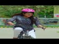 Hot Girl Bicycling In Tight Churidar Leggings