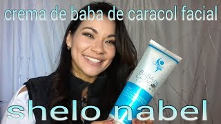 crema de baba de caracol facial sheló nabel