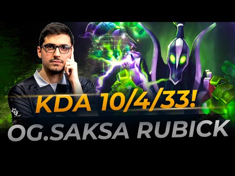 OG.Saksa Rubick | Full Gameplay Dota 2 Replay