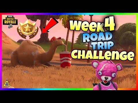 Week 4 Road Trip Challenge  Secret BattleStar LOCATION SE.05 Fortnite PS4 Switch Mobile PC