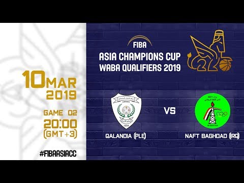 Qalandia (PLE) v Naft Baghdad (IRQ) - Full Game - FIBA Asia Champions Cup 2019 WABA Qualifiers