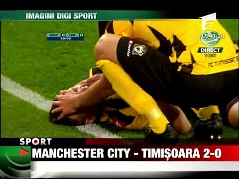 REZUMAT | Manchester City 2-0 FC Timisoara | Play-off Europa League 2010/2011 Retur