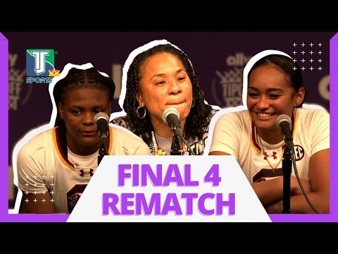 Dawn Staley ECSTATIC after South Carolina's WIN vs. NC State: "Women’s basketball WON today."