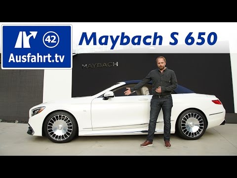 2016 Mercedes-Maybach S 650 Cabriolet - World Premiere, Seat Test, LA Auto Show